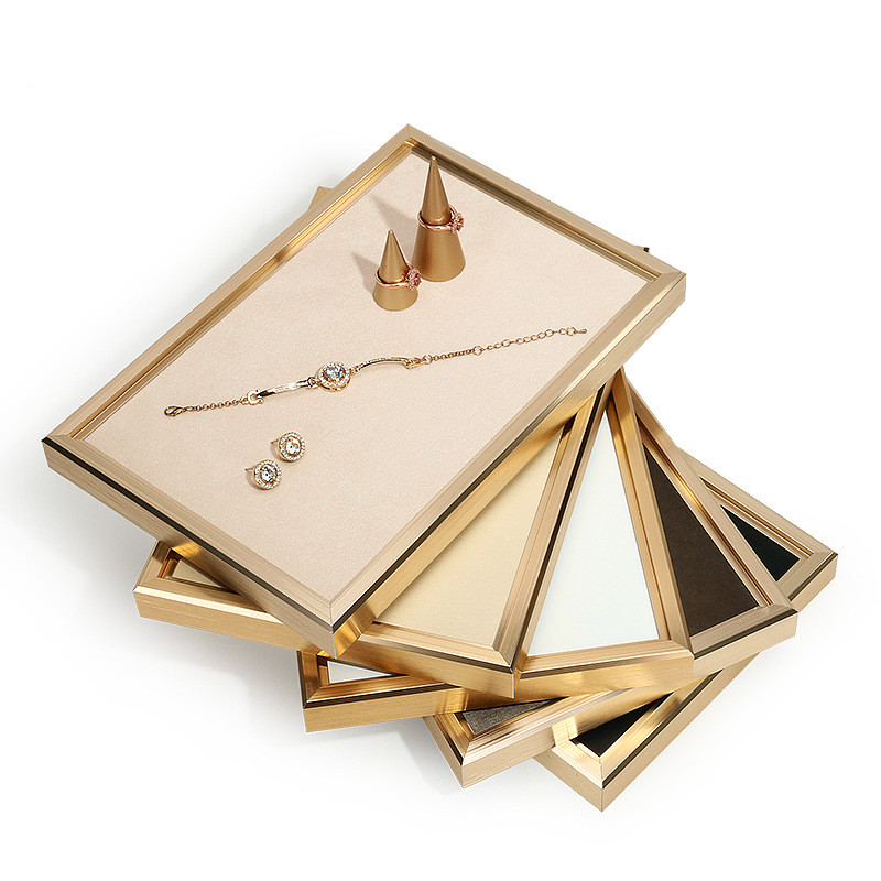 Bar Cart Gold - Vassoio per esposizione di gioielli in