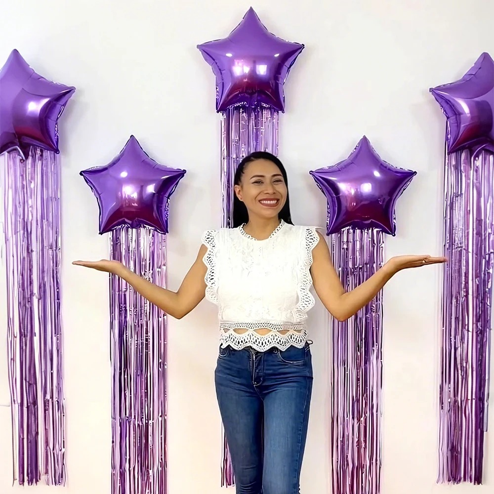 Home Bargains - Set di 6 Palloncini a Stella