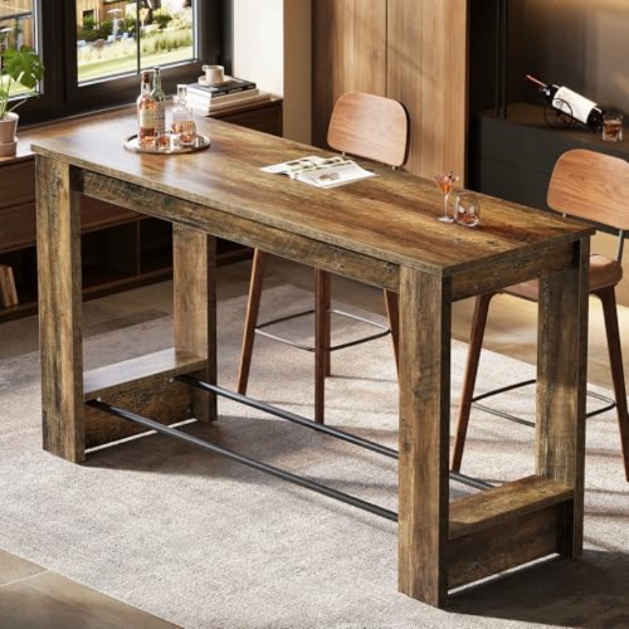 Set di 2 tavoli da bar da 63'' - Home Bar And Counter recensione e prezzo