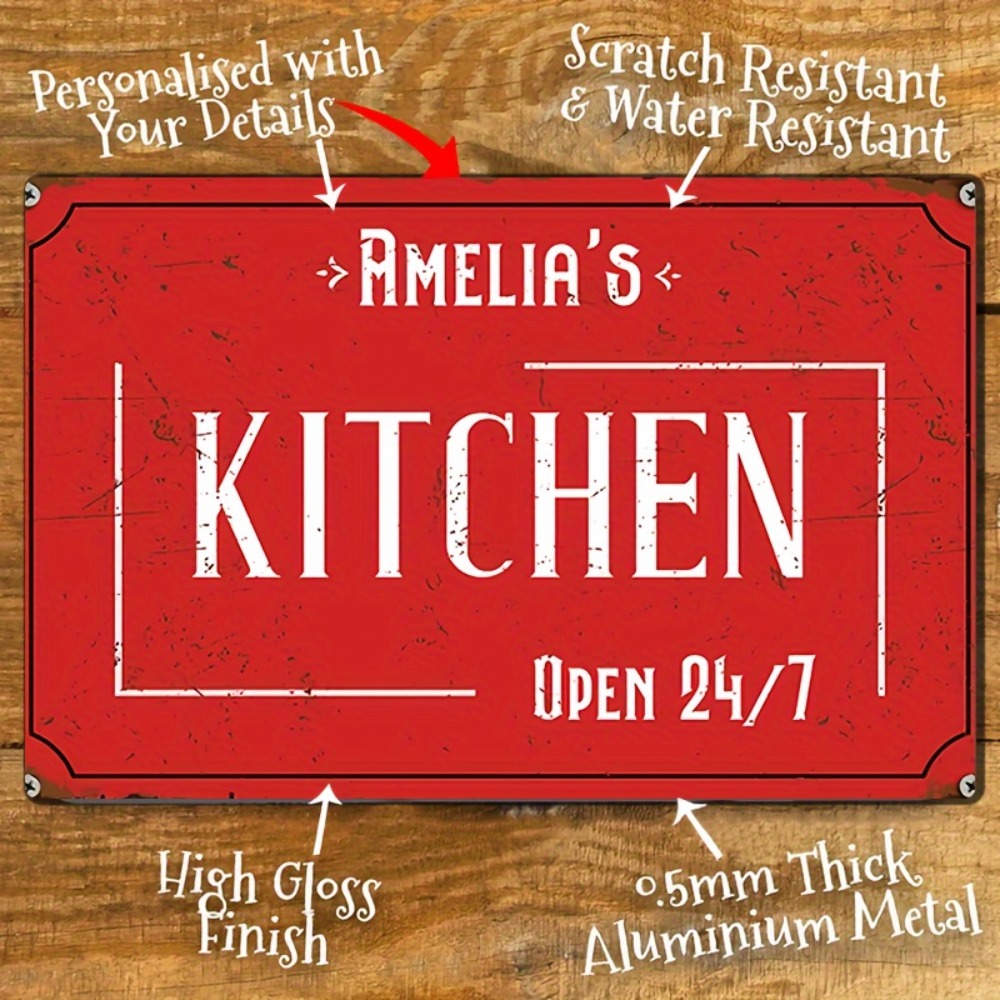 Insegna da Parete Personalizza - Home Bar And Kitchen recensione e prezzo